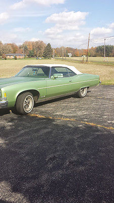 Pontiac : Other green 1974 pontiac grandville convertible