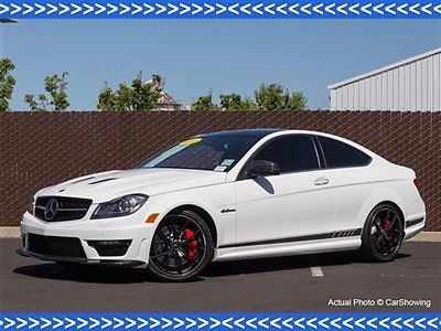 Mercedes-Benz : C-Class C63 AMG 507 EDITION 2015 c 63 amg coupe 507 edition certified pre owned at mercedes dealer 3 k miles
