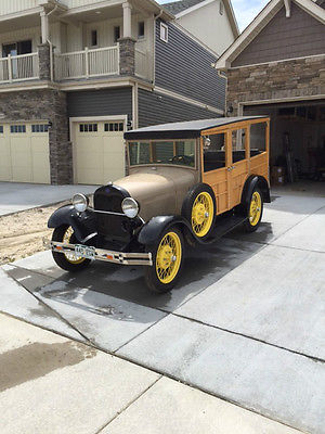 Ford : Model A 1929 model a woody conversion