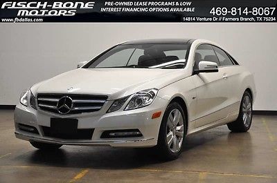 Mercedes-Benz : E-Class E350 Coupe 4MATIC AWD 12 e 350 coupe 4 matic prem 1 pkg only 11 k miles warranty purchase or lease