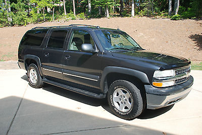 Chevrolet : Suburban LT 2004 chevrolet lt sport suburban black one owner