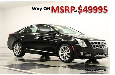 Cadillac : XTS Luxury Leather Navigation Black Raven Magnetic Ride Like New GPS Heated Cooled Bose Memory Control Used 2014 14 15 Rear Camera