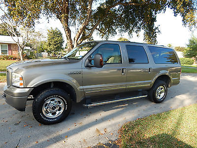 Ford : Excursion Limited Sport Utility 4-Door Limited 4WD Diesel Navigation DVD Tow Pkg