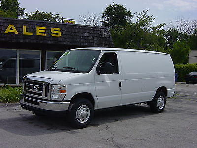 Ford : E-Series Van XL 2011 ford econoline 250 e 250 3 4 ton cargo van one owner with bins and racks