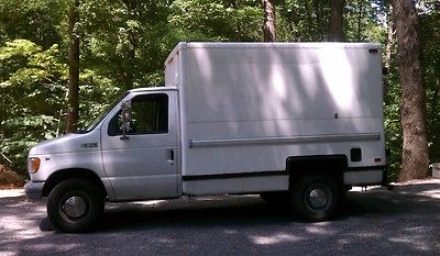 Ford : E-Series Van Base Cutaway Van 2-Door 2000 ford e 350 10 box truck low miles good condition insulated box