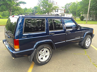 Jeep : Cherokee Sport Limited 2001 jeep cherokee sport limited 4 wd 85 k low miles rare patriot blue color