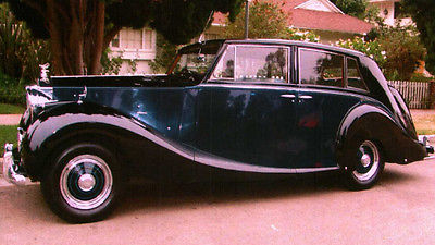 Rolls-Royce : Other 4-DOOR TOURING LIMOSINE 1951 rolls royce silver wraith hooper touring limousine