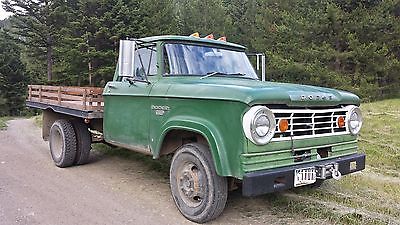 Dodge : Other Pickups D300 Classic Dodge 1 ton dually, 318 V-8, flatbed, 9000# winch