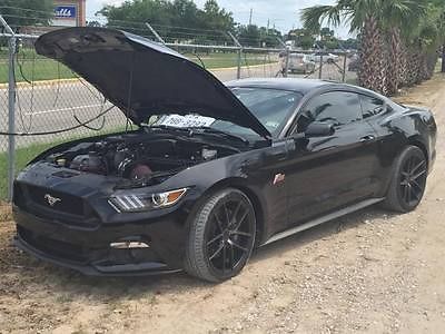 Ford : Mustang GT 2015 ford mustang gt supercharged black black low miles