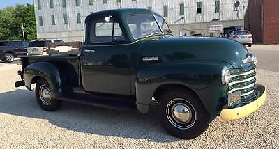 Chevrolet : Other Pickups 5-WINDOW RARE 3100 SERIES RARE CLASSIC 1952 CHEVY 5 WINDOW PICK UP TRUCK 3100 SERIES ORIGINAL