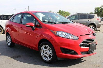 Ford : Fiesta SE Sedan 2015 ford fiesta se damaged salvage economical only 14 k miles perfect project