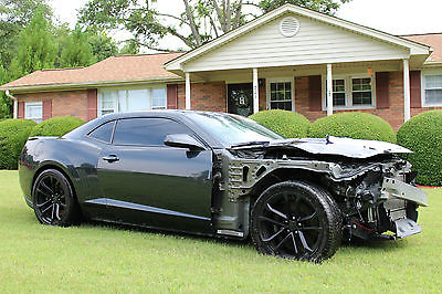 Chevrolet : Camaro ZL1 2012 chevrolet camaro zl 1 coupe 2 door lsa 6.2 l supercharged salvage wrecked