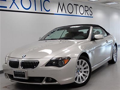 BMW : 6-Series 645Ci 2005 bmw 645 ci convertible nav cold weather pkg pdc blk softtop 18 whls msrp 80 k