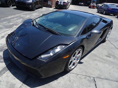 Lamborghini : Gallardo . 2004 lamborghini gallardo repairable damaged fixable project save rebuilder