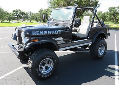 Jeep : CJ Renegade 1982 jeep cj 7 renegade 35 360 original miles collector owned