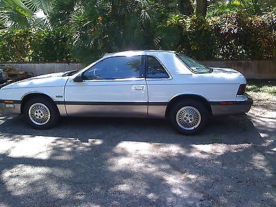 Chrysler : LeBaron 1989 chrysler lebaron coupe