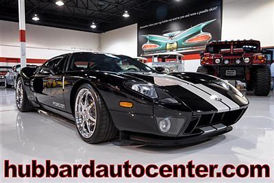 Ford : Ford GT 2dr Coupe Rare Black 2006 Ford GT, 720 Rear Wheel HP Must See, Great Buy!
