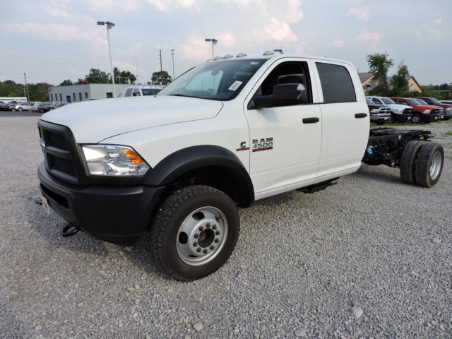 Dodge : Ram 4500 Tradesman 4 x 4 crew cab 84 ca 6.7 l cummins diesel chassis cab snow plow prep aisin max tow