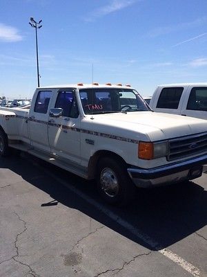 Ford : F-350 manual Trans 1989 ford f 350 crew cab dually with no rust nice southwest truck manual trans