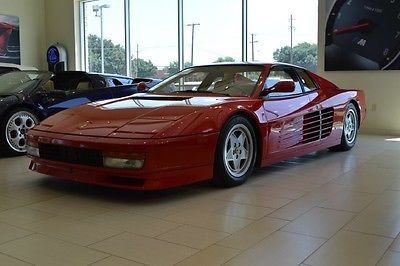 Ferrari : Other 1990 ferrari testarossa 5 658 original miles engine out done museum quality