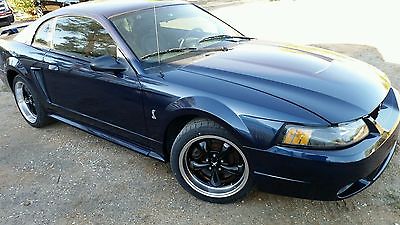 Ford : Mustang SVT Cobra Coupe 2-Door 2001 ford mustang cobra svt 5 spd true blue just repainted