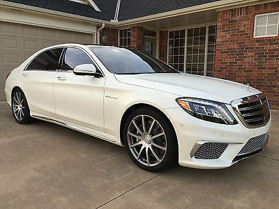 Mercedes-Benz : S-Class S65 AMG 2015 mercedes s 65 amg matte white executive seating 2 400 miles trades welcome