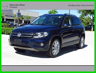 Volkswagen : Tiguan SE AWD w/Sunroof & Nav Very Nice Small SUV Turbo Four Wheel Drive One Owner Clean Carfax Call Russ Kerr 855-235-9345
