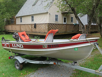 LUND Fishing Boat With Trailer...12 Feet/2Motors/Fish Finder