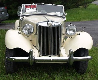 MG : T-Series TD 1953 mg td all original runs great allways kept in a worm garage