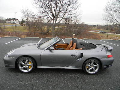 Porsche : 911 911 TURBO S CABRIOLET 156 850 almost 15 k options california ownd 100 factory original collector 42 k