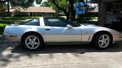 Chevrolet : Corvette C4 Collector Ed, 1996 corvette collectors edition w rare torch red leather interior