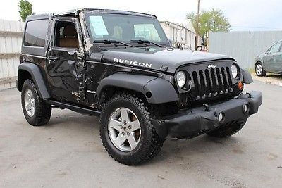 Jeep : Wrangler 4WD Rubicon 2012 jeep wrangler 4 wd rubicon wrecked damaged project priced to sell must see