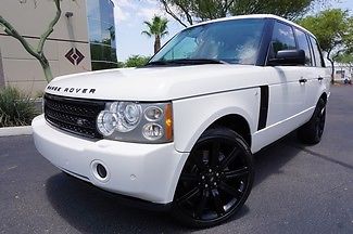 Land Rover : Range Rover 08 SC Supercharged Full Size White on White Range Rover Only 84k Clean CarFax like 2006 2007 2009 2010 Sport