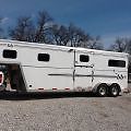 2007 Turnbow custom 2 Horse trailer with MidTack and CowboyPackage