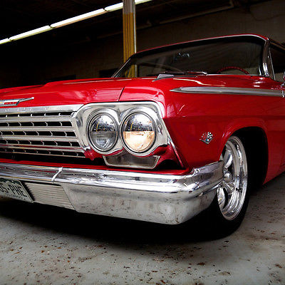 Chevrolet : Impala SS 1962 chevrolet impala ss beautiful red and white interior