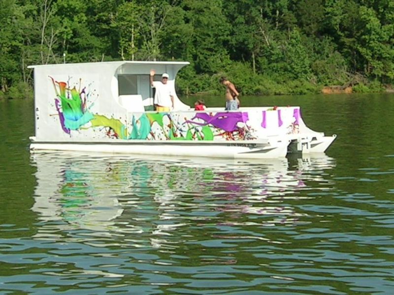 Custom made  28 ft. Pontoon Boat