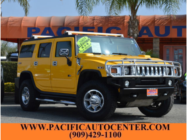 Hummer : H2 SUV 2005 hummer h 2 4 x 4 yellow leather heated seats financing