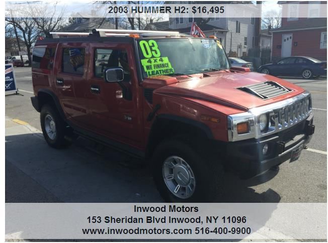 2003 HUMMER H2 ONLY 89K MILES WE FINANCE EVERYONE!!!!!!!!!!!!!!!!