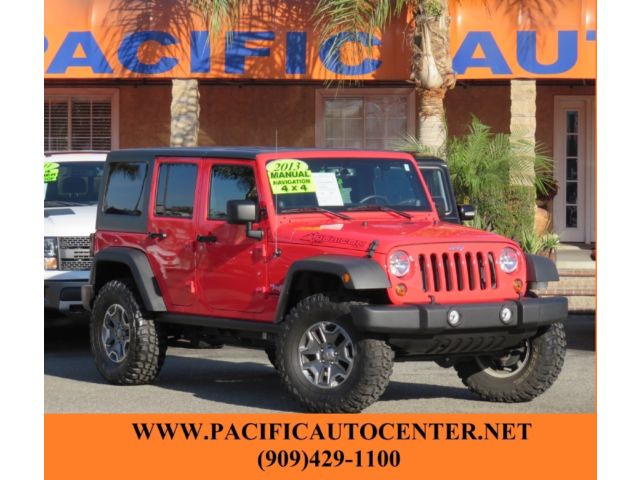 Jeep : Wrangler Unlimited Ru 2013 jeep wrangler 4 x 4 rubicon red financing