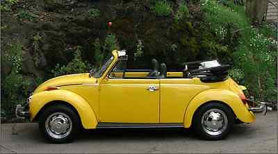 Volkswagen : Beetle - Classic 1975 volkswagen superbeetle convertible fuel injection vw restored