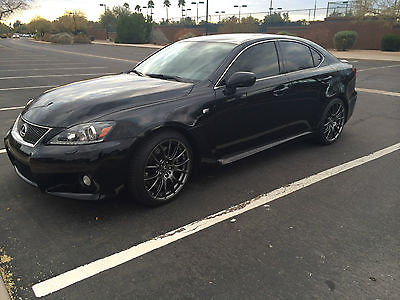 Lexus : IS IS-F 2012 lexus is f black on black beautiful condition loaded all stock
