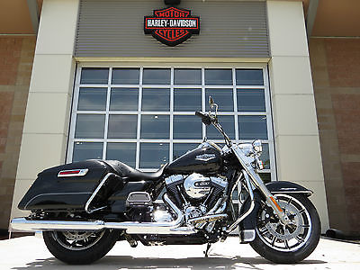 Harley-Davidson : Touring 2015 flhr road king abs 103 h o motor 6 spd under factory warranty 213 miles