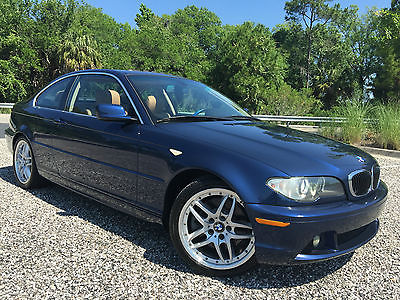 BMW : 3-Series Base Coupe 2-Door BMW 330CI COUPE SMG TRANSMISSION~BLUE W BROWN LEATHER~102K MILES~CLEANCARFAX