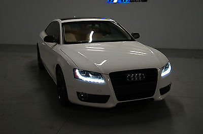 Audi : A5 Coupe 2-Door 2010 audi a 5 quattro awd white on tan navigation moonroof heated seats
