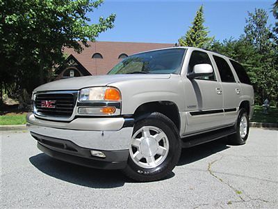 GMC : Yukon SLT ONE OWNER CLEAN CARFAX LOW MILES 77K LEATHER D LOW MILES ONE OWNER CLEAN CARFAX RUST FREE LEATHER DVD BOSE SUNROOF THIRD SEAT