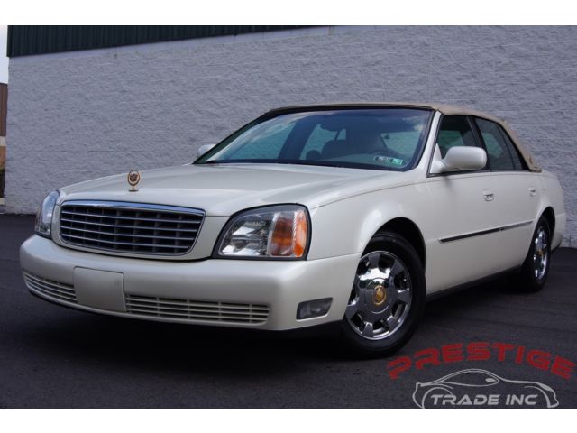 Cadillac : DeVille 4dr Sdn 2002 cadillac deville presidential addition vinal roof sun roof no reserve