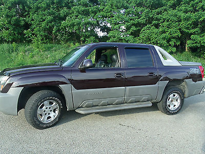 Chevrolet : Avalanche Z71 2002 chevy avalanche z 71 4 x 4 1500