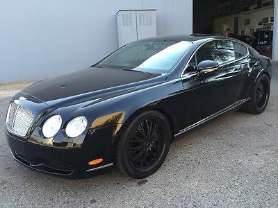 Bentley : Continental GT GT 20 inch wheels heated seats navigation well maintained blk on blk 2004 2006 2007