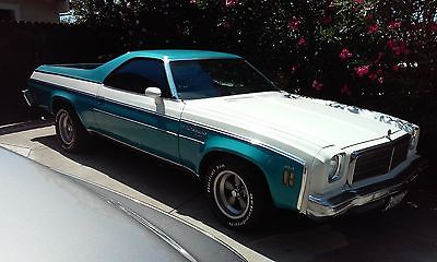 Chevrolet : El Camino Stainless 1974 chevrolet el camino classic 454 matching high performance nice