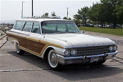 Ford : Galaxie Country Squire 1961 ford galaxie country squire wagon all original numbers matching 54 k miles